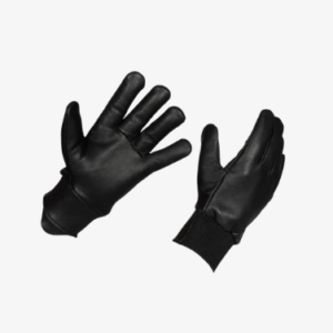 Gant de travail en milieu froid en cuir noir fleur bovin hydrofuge