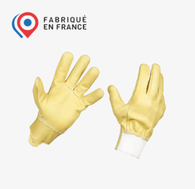 Gant de manutention en cuir bovin hydrofuge