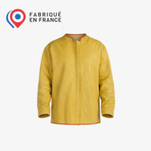 Veste de protection cryogénie en cuir fleur bovin