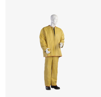 Veste de protection cryogénie en cuir fleur bovin