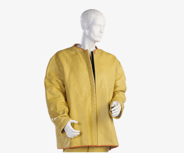 Veste de protection cryogénie en cuir fleur bovin