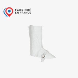 Guêtre de protection soudeur en cuir croûte de bovin naturelle
