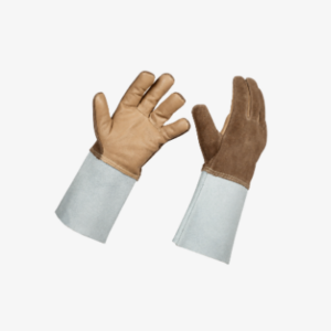 Gant de soudeur doublé anticoupure en cuir fleur et croûte bovin MAGCUT