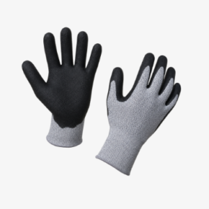Gant tricoté anticoupure avec enduction nitrile finition sandy
