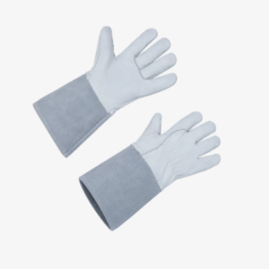 Gant de protection en cuir fleur bovin naturelle avec manchette