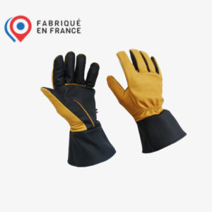 Gant lignard en cuir fleur bovin et cuir synthétique KABLE