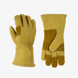 Gant de protection thermique contre le froid en cuir fleur bovin et croûte hydrofuge FRIGEO